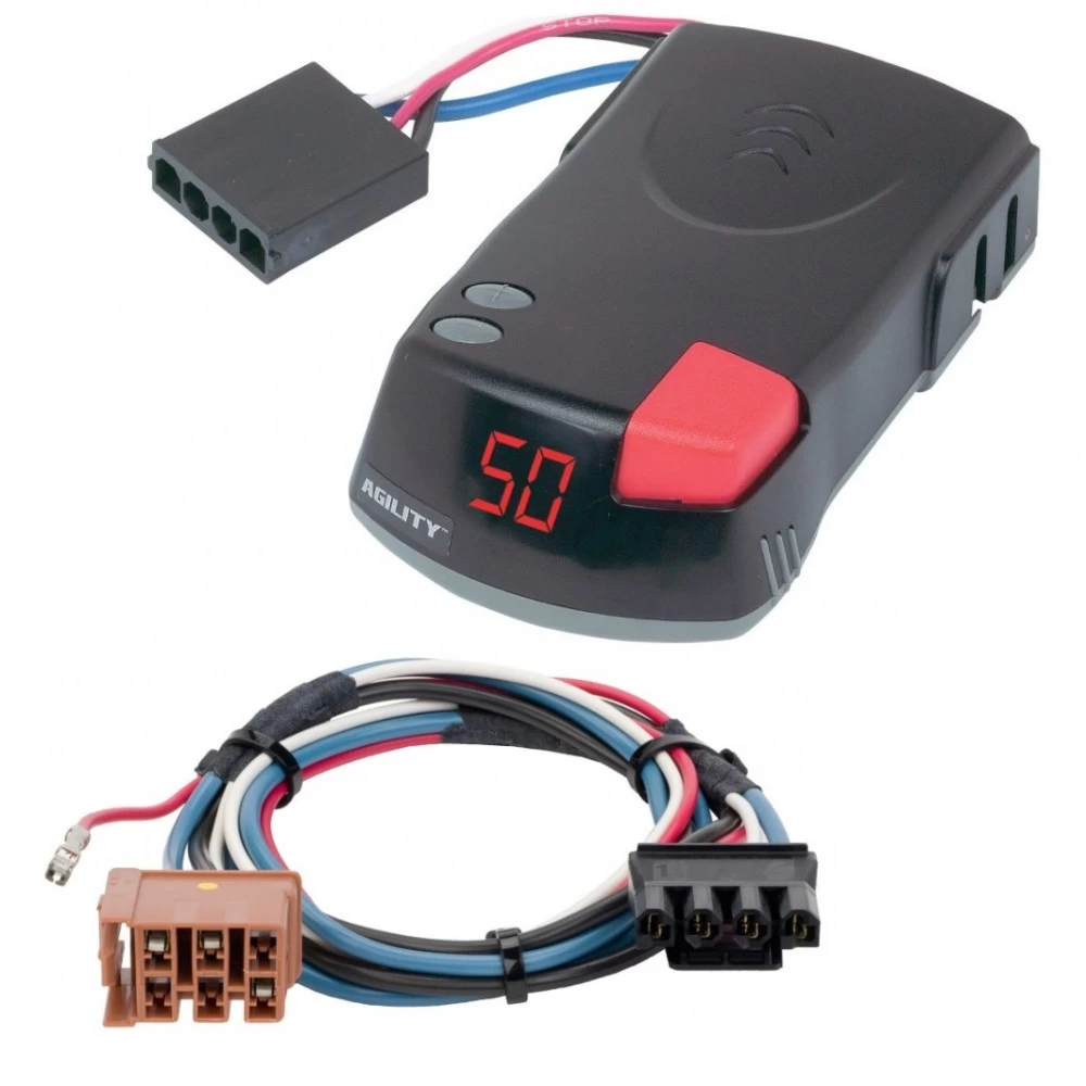 Hopkins Agility Trailer Brake Control for 02 Cadillac Escalade w/ Plug Play Wiring Adapter Proportional Eletric Trailer Brakes Module Box Controller Hopkins Agility Trailer Brake Control for 02 Cadillac Escalade w/ Plug Play Wiring Adapter Proportional Eletric Trailer Brakes Module Box Controller