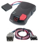 Hopkins Agility Trailer Brake Control for 11-12 RAM 1500 2500 3500 w/ Plug Play Wiring Adapter Proportional Eletric Trailer Brakes Module Box Controller