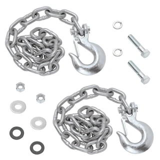 Reese Goose Box 20K Gen 3 with Safety Chains and GM Pop-In Gooseneck Ball for Lippert and Fabex