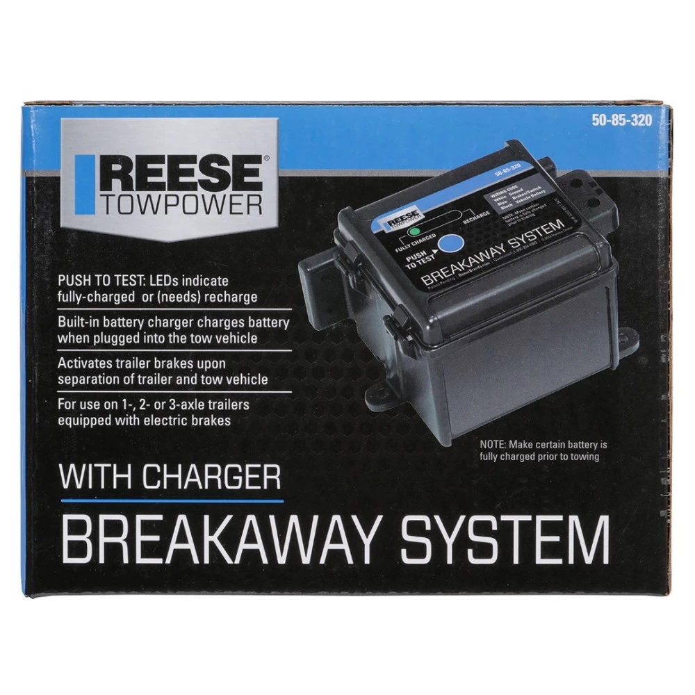 Class 5 2" Receiver Hitch For 03-27 Chevy Express GMC Savana 1500 2500 3500 w/ Draw-Tite Trailer Brake Control 7-Way RV Wiring Breakaway Battery Charger Complete System 2-5/16" Tow Ball