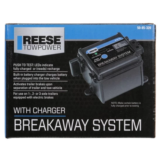 Class 5 2" Receiver Hitch For 03-27 Chevy Express GMC Savana 1500 2500 3500 w/ Draw-Tite Trailer Brake Control 7-Way RV Wiring Breakaway Battery Charger Complete System 2-5/16" Tow Ball