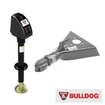 Bulldog 3.5K A-Frame Electric Trailer Jack with 15K Collar-Lok Coupler on 2-5/16″ Ball