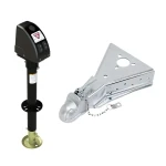 Bulldog 3.5K A-Frame Powered Drive Trailer Jack with 15K Cast-Head Coupler