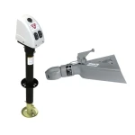 Bulldog 3.5K A-Frame Powered Trailer Jack 14-inch Lift with 12.5K Collar-Lok™ Coupler for 2-5/16-inch Ball