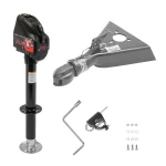 Bulldog 4K Electric A-Frame Trailer Jack with 15K Collar-Lok Coupler