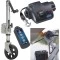 Fulton Electric Powered XLT Boat Trailer Winch 7K + Trailer Jack Sharkskin Saltwater Tested 1500 lbs 5 Year Warranty + Hardware Bolt-On Side Mount