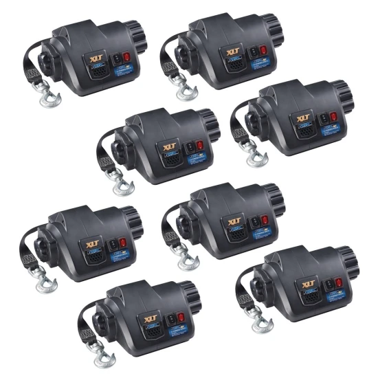 Fulton XLT marine trailer winch kit 8-pack 7,000 lb capacity 15 ft strap