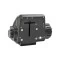 Fulton Electric Powered XLT Boat Trailer Winch 7K + Tactical Black Trailer Jack Sharkskin Saltwater Tested 1500 lbs 5 Year Warranty + Hardware Bolt-On Side Mount