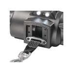 Fulton Electric Powered XLT Boat Trailer Winch 7K + Tactical Black Trailer Jack Sharkskin Saltwater Tested 1500 lbs 5 Year Warranty + Hardware Bolt-On Side Mount