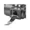 Fulton Electric Powered XLT Boat Trailer Winch 7K + Tactical Black Trailer Jack Sharkskin Saltwater Tested 1500 lbs 5 Year Warranty + Hardware Bolt-On Side Mount
