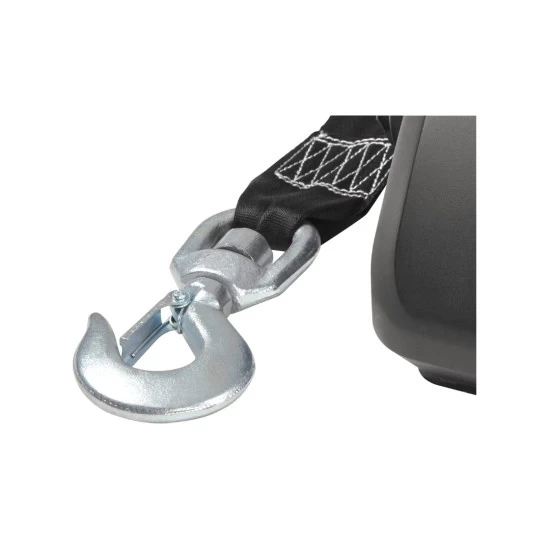 Fulton Electric Powered XP Boat Trailer Winch 7K + XP Trailer Jack 1500 lbs Lift Dual Wheel 5 Year Warranty + Hardware Bolt-On Side Mount