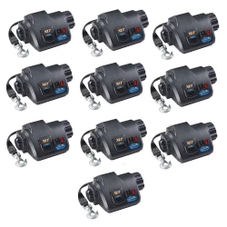 Fulton 10x 10K XLT Marine Trailer Electric Winch w/ 15 ft Strap