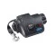 Fulton Electric Powered XLT Boat Trailer Winch 10K + XLT Powered Electric Trailer Jack 2500 lbs 5 Year Warranty + Hardware Bolt-On Side Mount