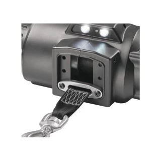 Fulton Electric Powered XLT Boat Trailer Winch 10K + XLT Powered Electric Trailer Jack 2500 lbs 5 Year Warranty + Hardware Bolt-On Side Mount