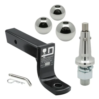 Draw-Tite 7.5K Ball Mount Kit with Interchangeable Hitch Balls for 2" Receiver