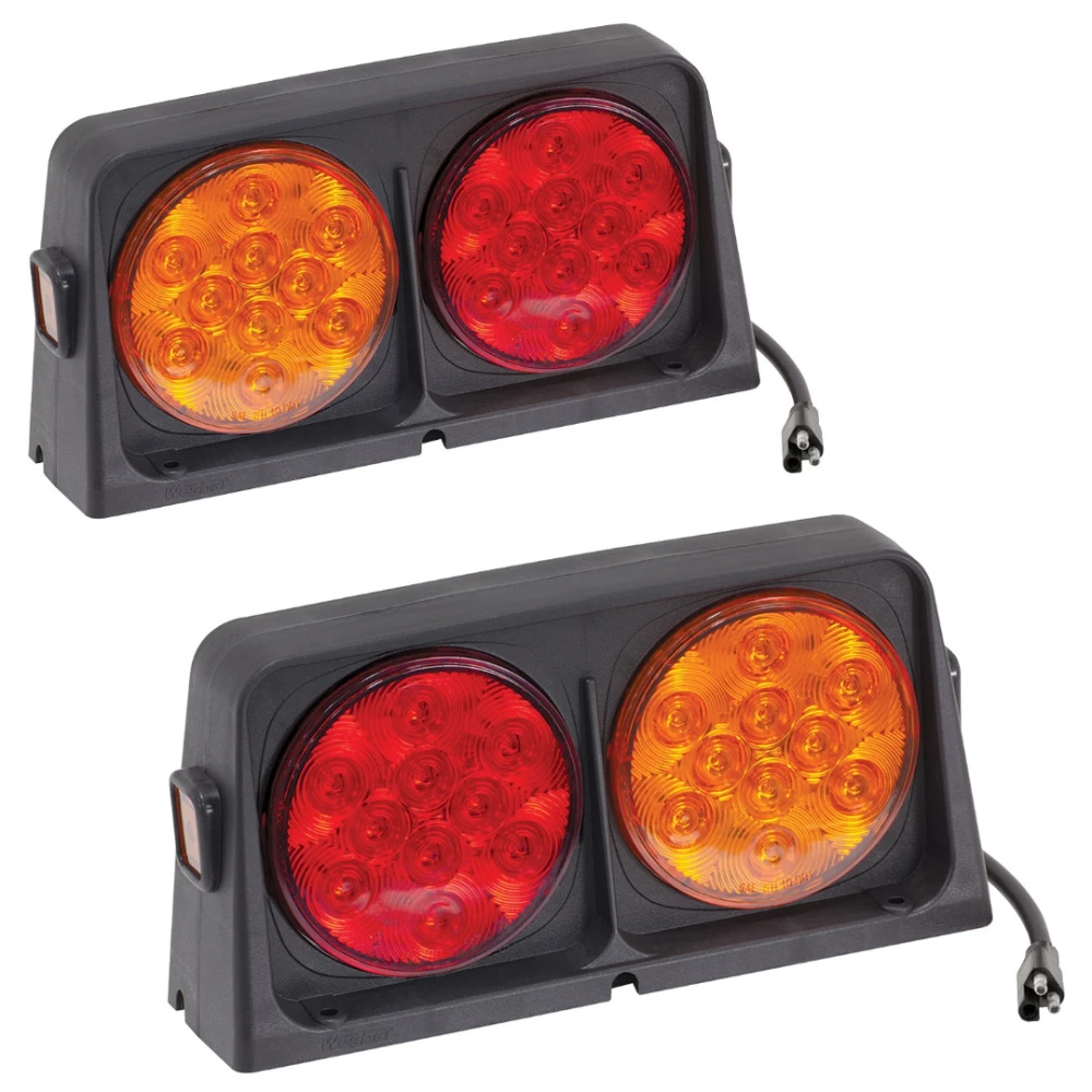 Wesbar LED AG Light Kit Dual Left & Right 3-Wire Plugs Rear Red/Amber Front Amber/Blank