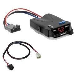 Trailer Brake Control For 20-25 KIA Telluride 20-22 Hyundai Palisade 22-25 Santa Cruz 01-25 Santa Fe 13-18 Sport 2019 XL 03-25 Sorento w/ Plug Play Wiring Adapter I-Command Draw-Tite Electric Proportional Trailer Brakes Module Box Controller