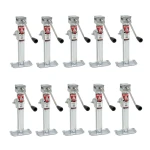 Bulldog 10-Pack Pipe Mount Swivel Trailer Jacks with 15-Inch Lift Sidewind
