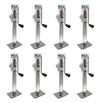 Bulldog 7K Pipe Mount Swivel Trailer Jack with Sidewind Handle and 15" Lift