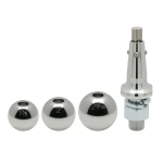 Reese 7,500 lb ball mount kit with Tow Ready interchangeable 1-7/8", 2", 2-5/16" hitch balls and 5/8" pin for 2" receiver