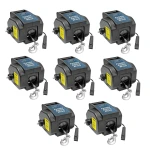Reese 8-Pack 2000 lb Powered Utility Electric Winch with 29 ft Steel Cable