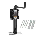 Reese 2K Snap Ring Swivel Trailer Jacks with 10" Lift and Topwind Handle – 4 Pack
