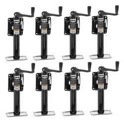Reese 8x 2K Snap Ring Swivel Trailer Jack w/ 10" Lift and Topwind Handle