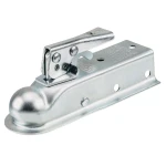Reese 8-pack 2K Straight Trailer Coupler 1-7/8" Ball 2" Channel Fas-Lok Zinc