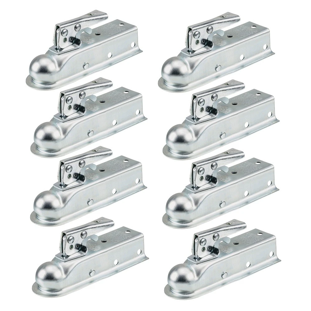 Reese 8-pack 2K Straight Trailer Coupler 1-7/8" Ball 2" Channel Fas-Lok Zinc