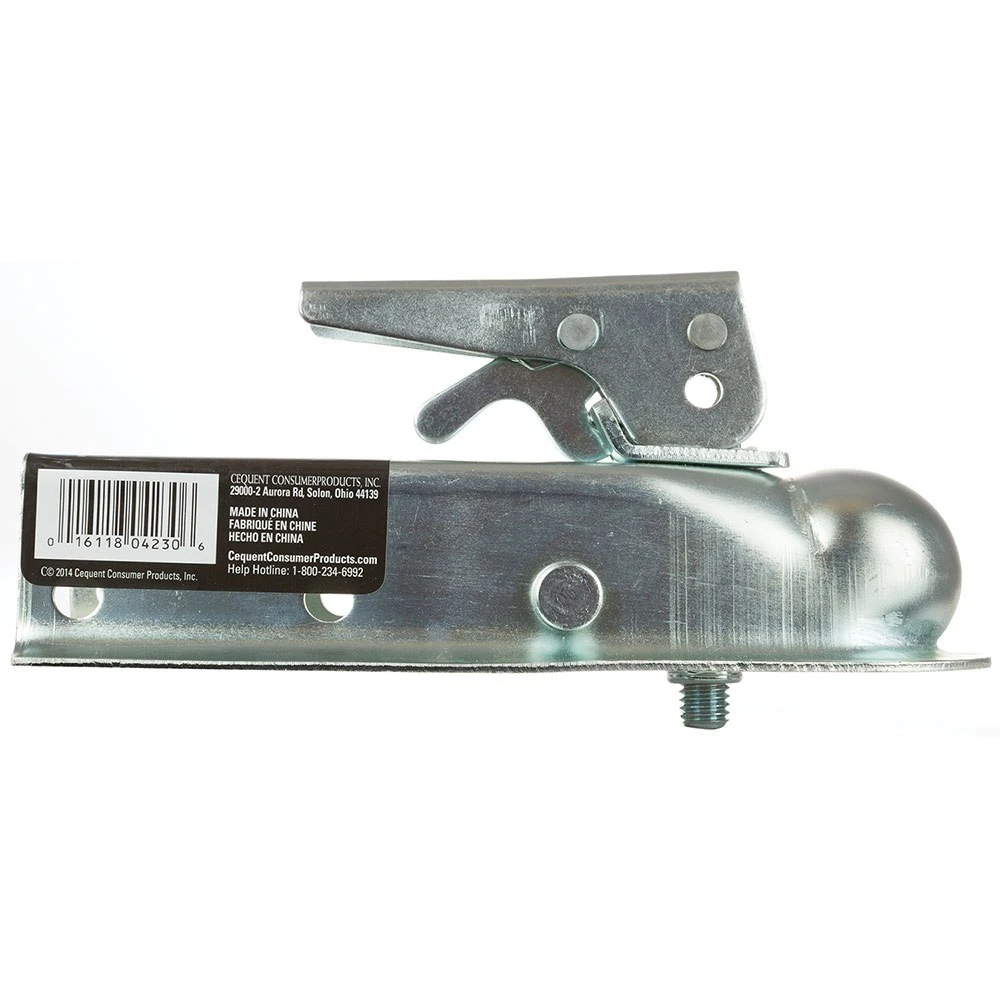 Reese 8-pack 2K Straight Trailer Coupler 1-7/8" Ball 2" Channel Fas-Lok Zinc