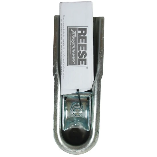 Reese 8-pack 2K Straight Trailer Coupler 1-7/8" Ball 2" Channel Fas-Lok Zinc