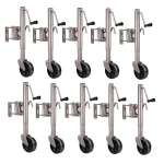 Reese 1K Snap Ring Swivel Trailer Jack with 6-Inch Wheel and 10-Inch Lift