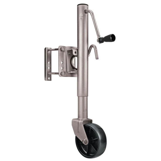 Reese 2-Pack 1,000 lb Snap Ring Swivel Trailer Jacks with 6 Inch Wheels