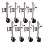 Reese 1K Snap Ring Swivel Trailer Jacks 6" Wheel 10" Lift Sidewind Bundle