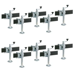 Reese 10x 2K Snap Ring Swivel Trailer Jack w/ 10" Lift and Topwind Handle
