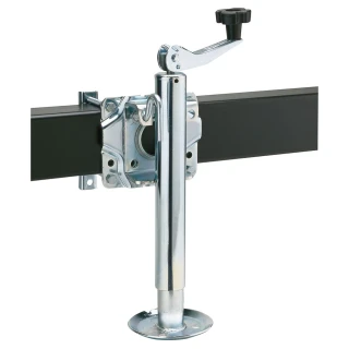 Reese 2K Snap Ring Swivel Trailer Jack with 10 Inch Lift and Topwind Handle