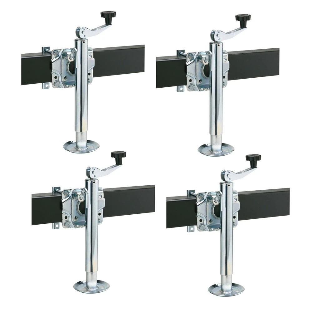 Reese 2K Snap Ring Swivel Trailer Jack with 10 Inch Lift and Topwind Handle