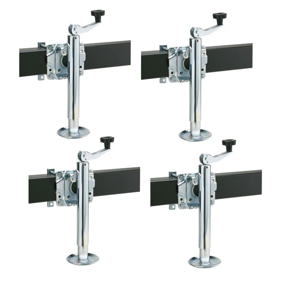 Reese 2K Snap Ring Swivel Trailer Jack with 10 Inch Lift and Topwind Handle
