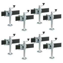 Reese 8x 2K Snap Ring Swivel Trailer Jack w/ 10" Lift and Topwind Handle