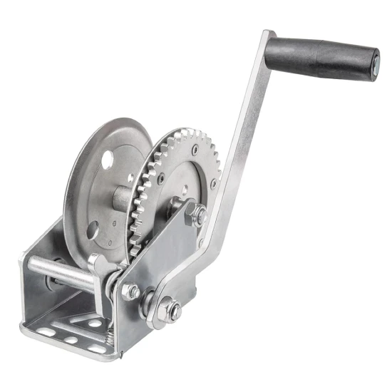 Reese 2-pack 1,100 lb Marine Trailer Winches Single-Speed Zinc Finish