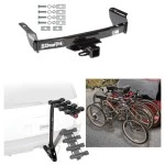 Trailer Hitch w/ 4 Bike Rack For 83-11 Ford Ranger 94-09 Mazda B Series Approved for Recreational & Offroad Use Carrier for Adult Woman or Child Bicycles Foldable
