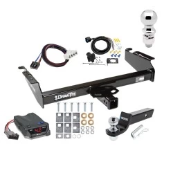 Trailer Tow Hitch For 94-02 Dodge Ram 1500 2500 3500 Standard or Step Bumper 2" Ultimate Package Towing Receiver Class 3