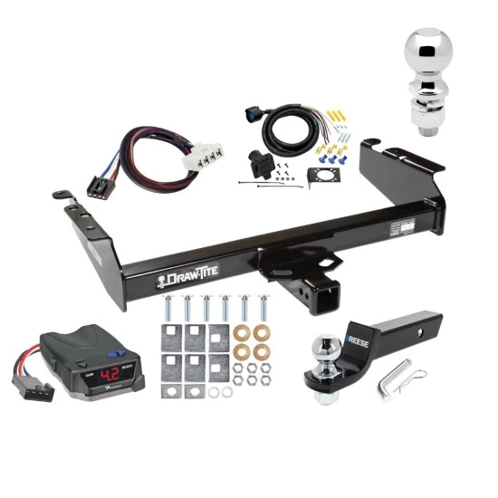 Trailer Tow Hitch For 94-02 Dodge Ram 1500 2500 3500 Standard or Step Bumper 2" Ultimate Package Towing Receiver Class 3