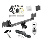 Trailer Tow Hitch For 15-22 Ram ProMaster City All Models Deluxe Package Wiring 2" Ball and Lock