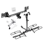 Trailer Tow Hitch For 15-22 RAM ProMaster City Platform Style 2 Bike Rack w/ Anti Rattle Hitch Lock