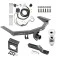 Complete Tow Package For 16-22 Honda Pilot All Models w/ 7-Way RV Wiring Harness Kit 2" Ball and Mount Bracket 2" Receiver Class 3