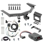 For 2016-2022 Honda Pilot Trailer Hitch Tow PKG w/ Tekonsha Brakeman IV Brake Control + Plug & Play BC Adapter + 7-Way RV Wiring By Draw-Tite