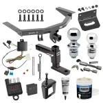 For 2014-2020 Acura MDX Trailer Hitch kit by: Draw-Tite For 2014-2020 Acura MDX Trailer Hitch Tow PKG w/ 4-Flat Wiring + Adjustable Drop Rise Ball Mount + 2" Ball + 1-7/8" Ball + Wiring Bracket + Hitch Cover + Dual Hitch & Coupler Locks + Wiring Tester + Ball Lube + Electric Grease + Ball Wrench