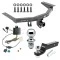 For 2014-2020 Acura MDX Trailer Hitch Tow PKG w/ 4-Flat Wiring + Starter Kit Ball Mount w/ 2" Drop & 2" Ball + 1-7/8" Ball (Excludes: w/Full Size Spare Tire Models) By Draw-Tite
