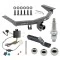 For 2014-2020 Acura MDX Trailer Hitch Tow PKG w/ 4-Flat Wiring + Ball Mount w/ 2" Drop + Interchangeable Ball 1-7/8" & 2" & 2-5/16" (Excludes: w/Full Size Spare Tire Models) By Draw-Tite